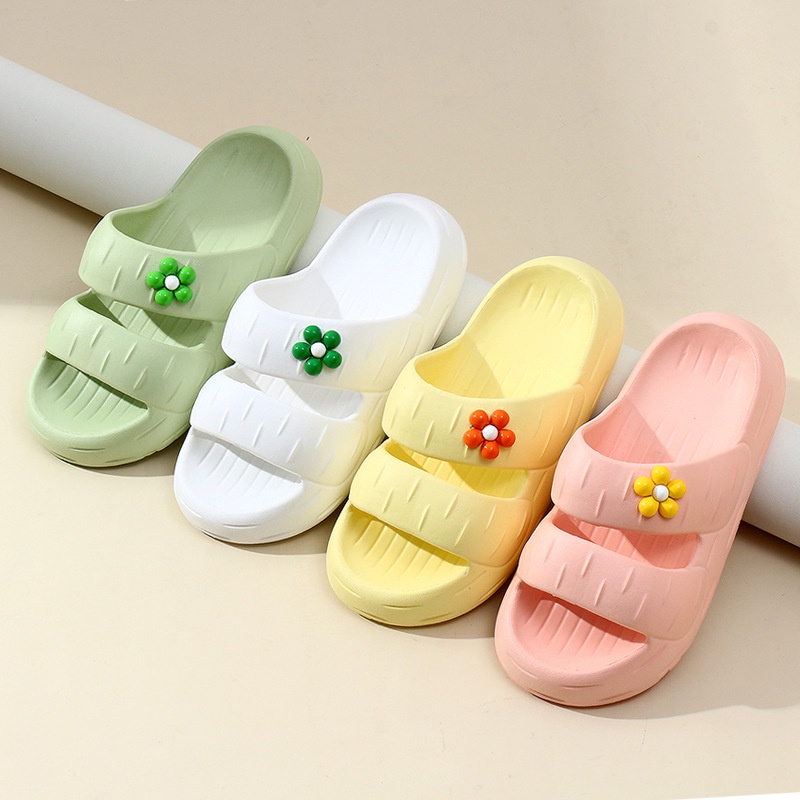 Sendal EVA Flat Perempuan Soft Wanita Sendal Jelly Karet Anti Slip Anti Licin Fuji Import Slip On Flip Flop Terbaru Casual Ringan Nyaman Elastis Empuk 1909B