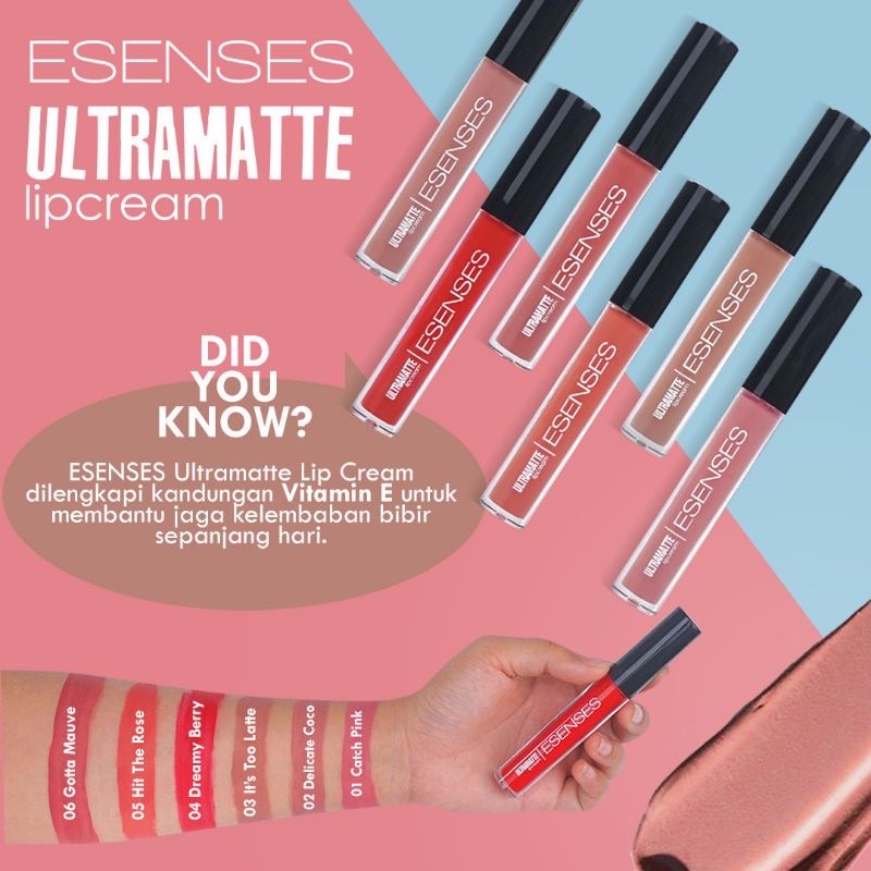 ESENSES ULTRAMATTE LIP CREAM 4ML -NJ