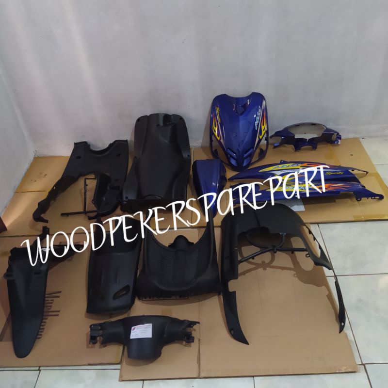 FULL BODY ALUS KASAR MIO SPORTY BIRU