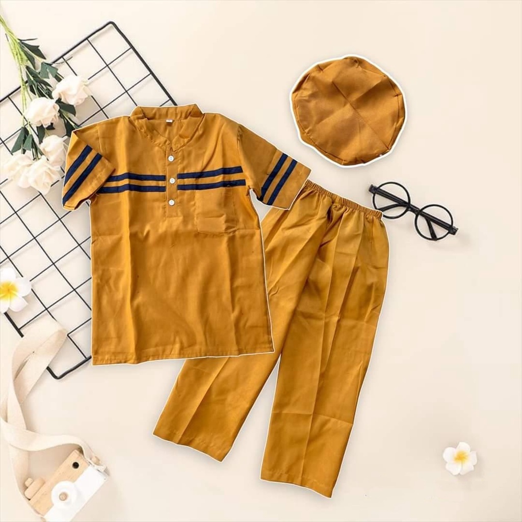 Baju koko anak model terbaru usia 1 sampai 12 tahun bahan katun