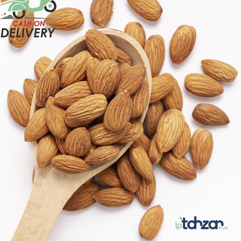

♠ Kacang Almond Kupas 500 gram | Natural Raw Whole Nut Best Quality Premium ♖