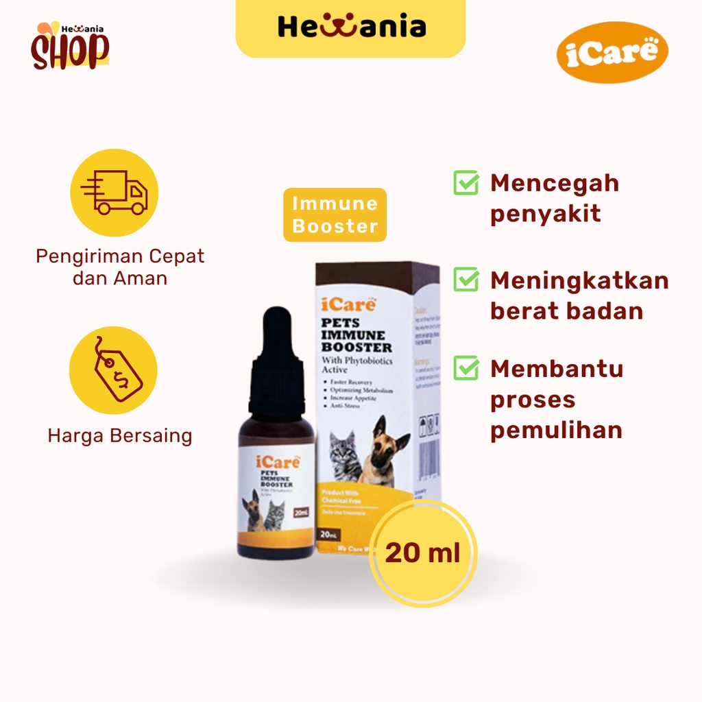 Icare Pets Immune Booster Vitamin Kucing dan Anjing