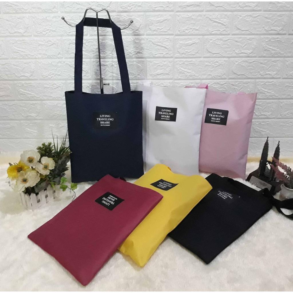 LS 446 - Tas Tote Big Traveling / Tas Bahu Polos Murah