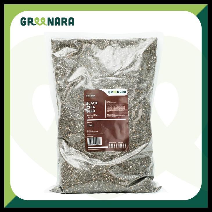 

ORGANIC BLACK CHIA SEED 1KG / CHIASEED HITAM ORGANIK KODE 1192
