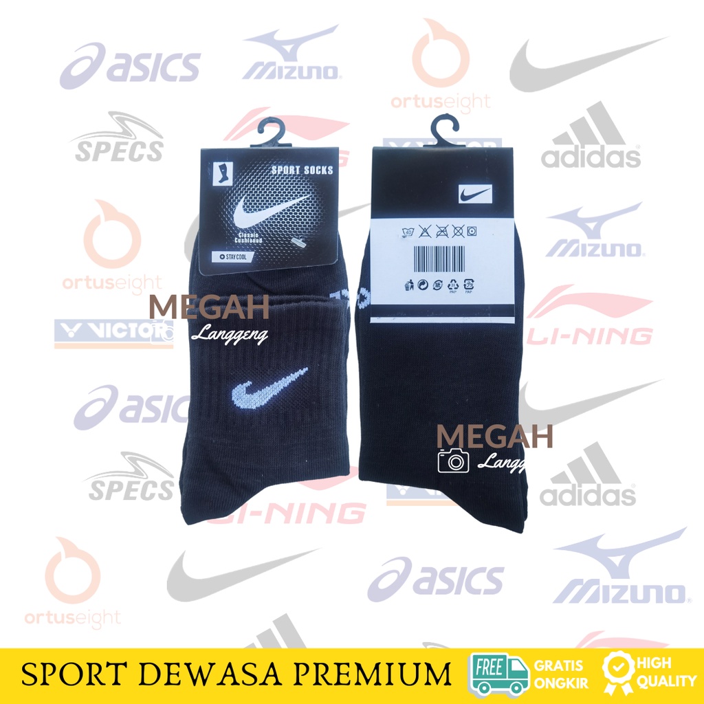 kaos kaki NIKE- olahraga pria dewasa tebal - kaos kaki hitam olahraga wanita - Kaos Kaki putih olahraga -Kaos Kaki olahraga Pendek Pria Wanita Remaja Dewasa / Kaos Kaki olahraga Original / Kaos kaki Pendek di atas mata kaki Tebal / kaos kaki badminton