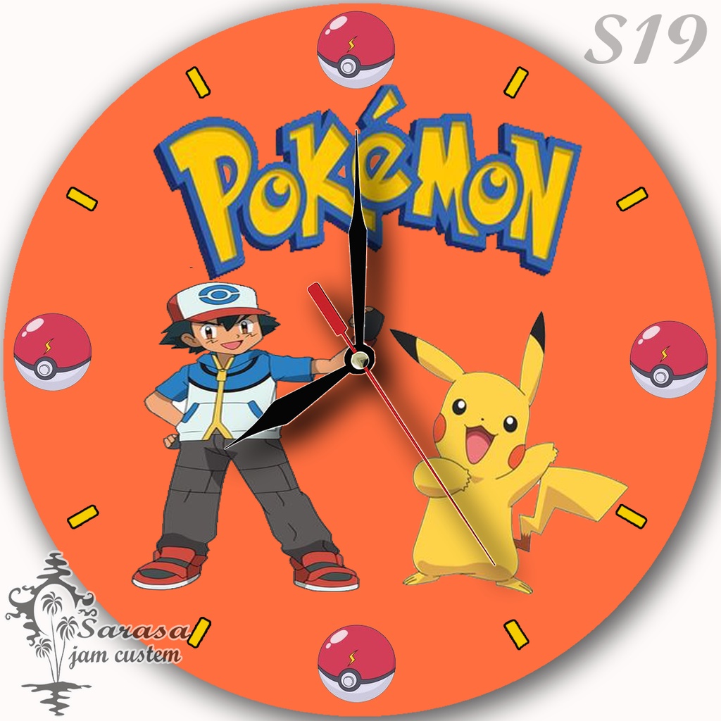 JAM DINDING CUSTOM POKEMON S19