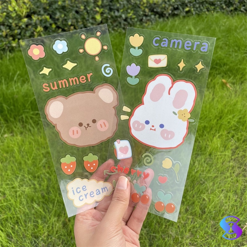 

Stiker Motif Kartun Korea Lucu Anti Air /Dekorasi Handbook Scrapbook DIY/Stiker kartun tahan air PET-Suning Mall