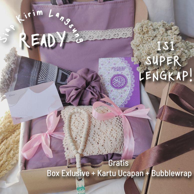 

PALING LARIS B864 Giftbox Mukena Sajadah/ Hampers Lebaran/ Kado pernikahan/Hadiah wisuda/ Birthday gift ㅽ
