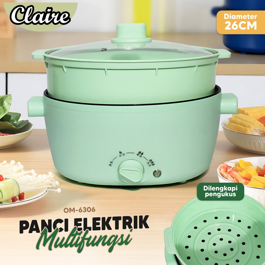 Panci Elektrik Multifungsi 2 Tingkat / Electric Cooking