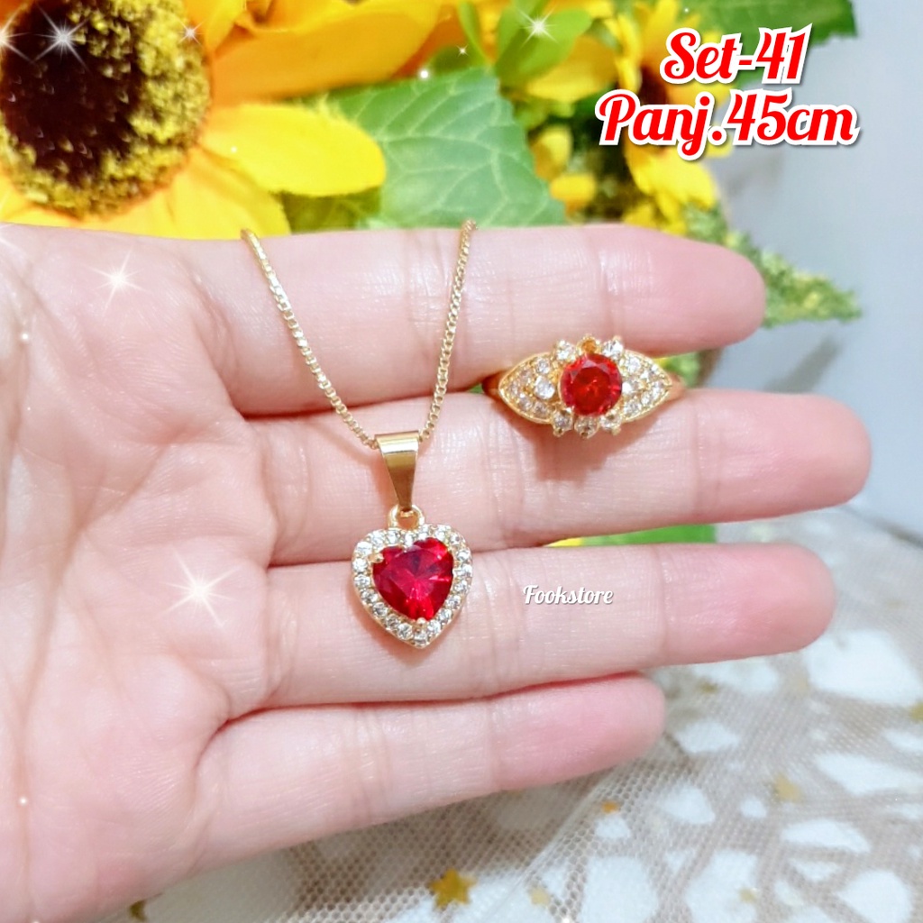 SET KALUNG DAN Anting xuping FASHION