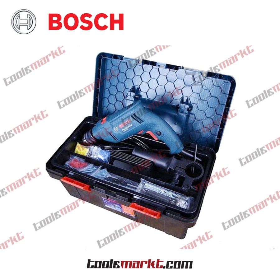 Bosch Mesin Bor Tembok GSB 550 Freedom Kit Impact Drill GSB550