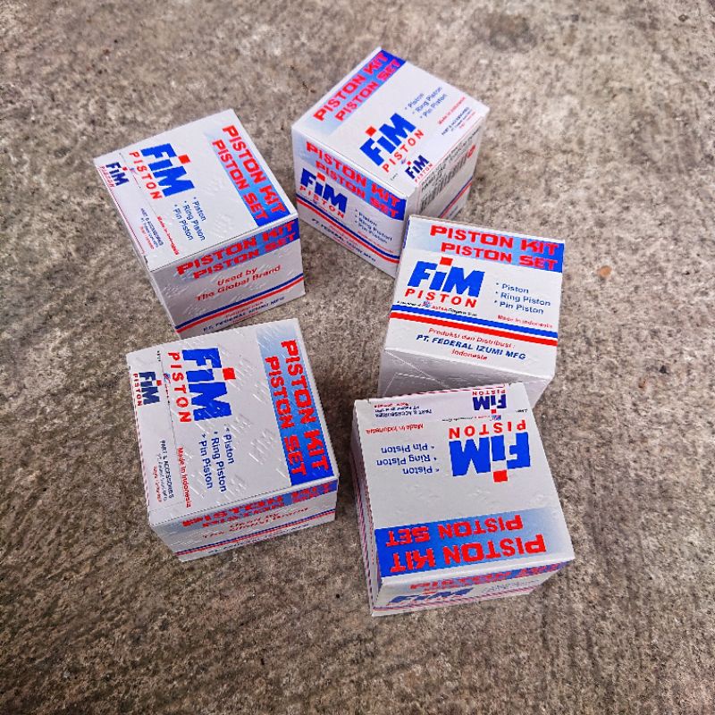 Piston Kit FIM FIM81 63.5/64/64.5/65 Pin 15 Custome Dome Mentahan CBR CB150R Old GL Megapro