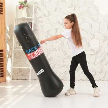 Tiang Samsak Pompa Inflatable Boxing Training Target 120 cm / Kids Boxing Samsak Tinju Anak Berdiri Original High Quality Untuk Latihan Model Pompa Isi Angin / Samsak Anak Latihan Tinju Bela Diri Taekwondo Karate Boxing Samsak Standing / Samsak Anak Tebal