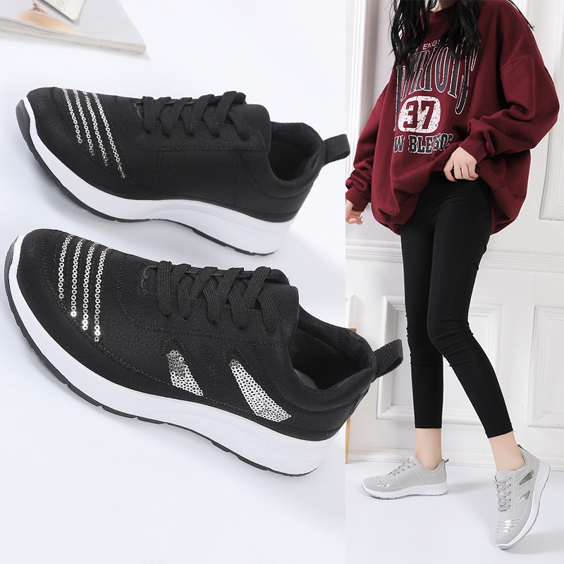 aid 0169, sepatu wanita import fashion sneaker wanita terkiniian cantik terpopular sepatu keren