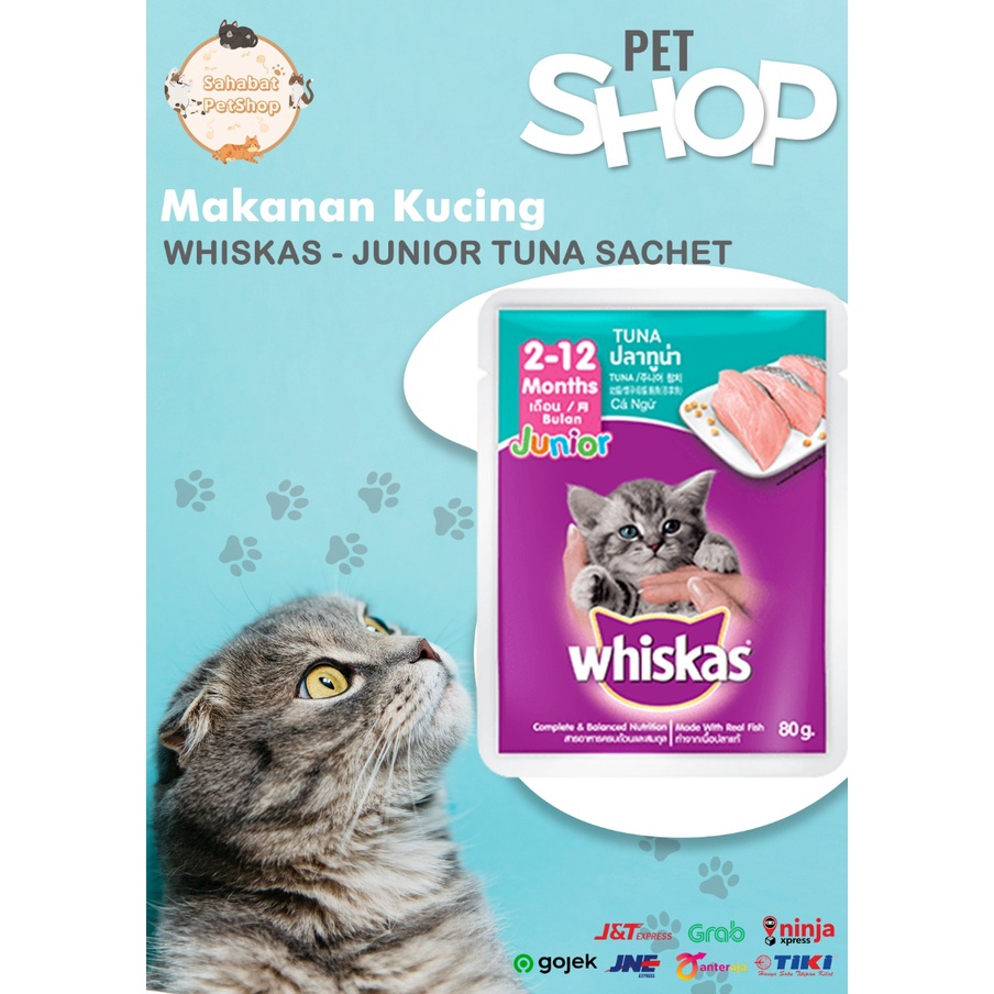 Whiskas Pouch Kitten Tuna 80gr