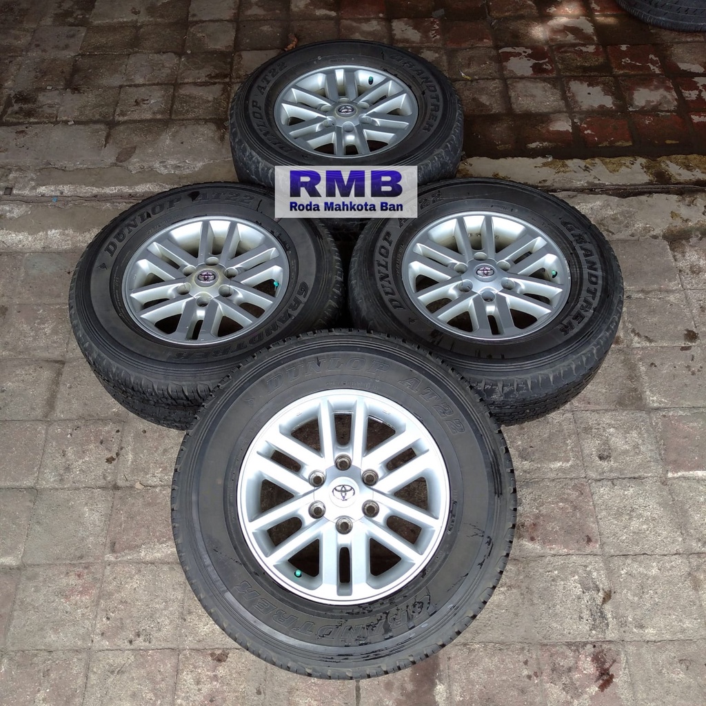 VELG MOBIL SEKEN ORIGINALCOPOTAN MOBIL FORTUNER RING 17 + BAN BONUSAN 275 65 R17