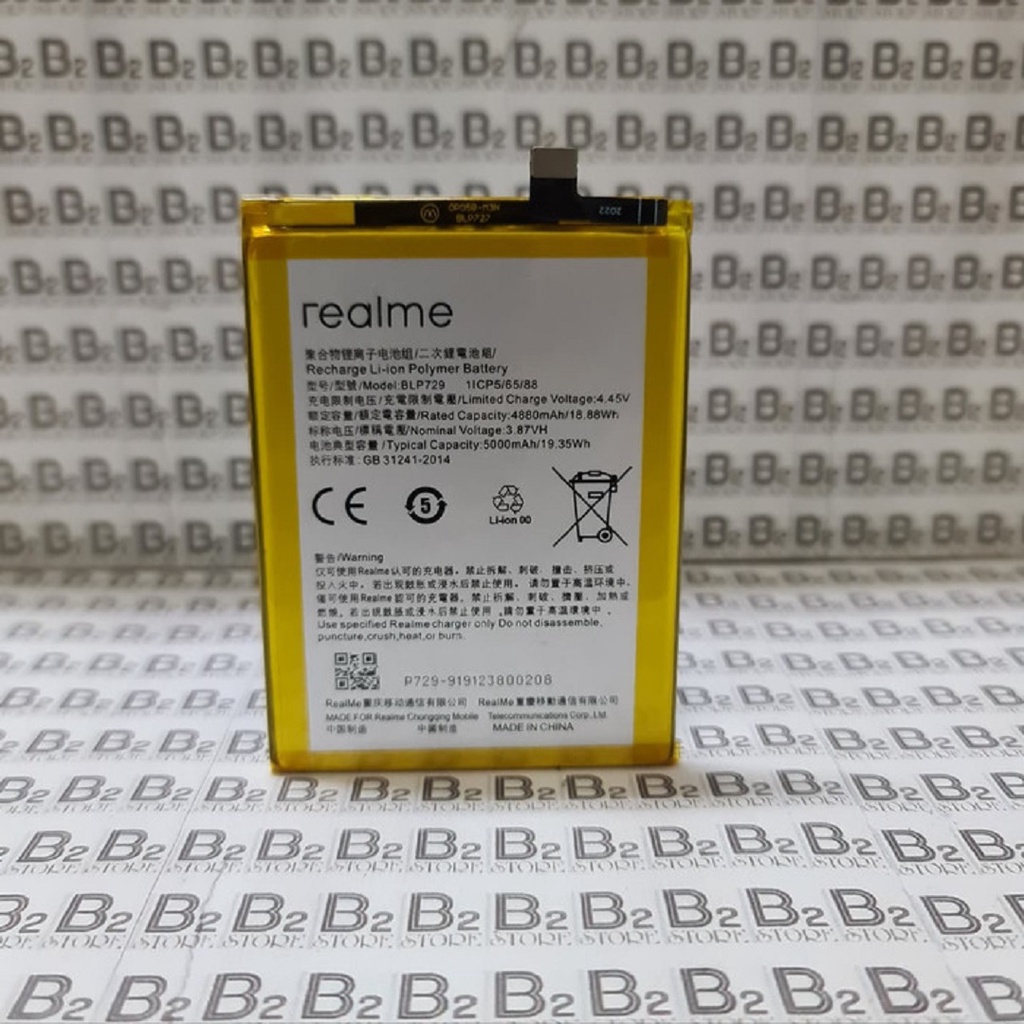 Baterai realme 7 pro oem bergaransi