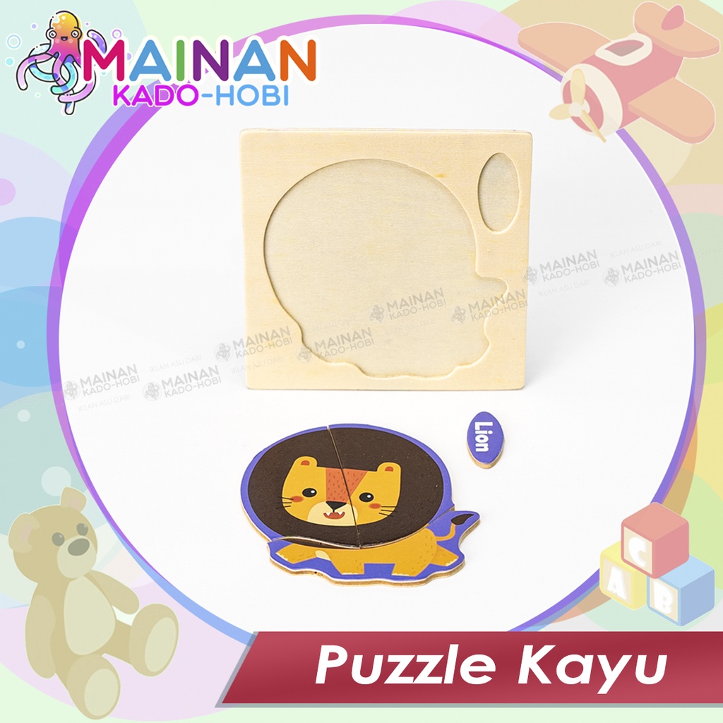 PUZZLE WOODEN TOYS MAINAN VIRAL SUSUN PUZEL BLOKS 5 TAHUN