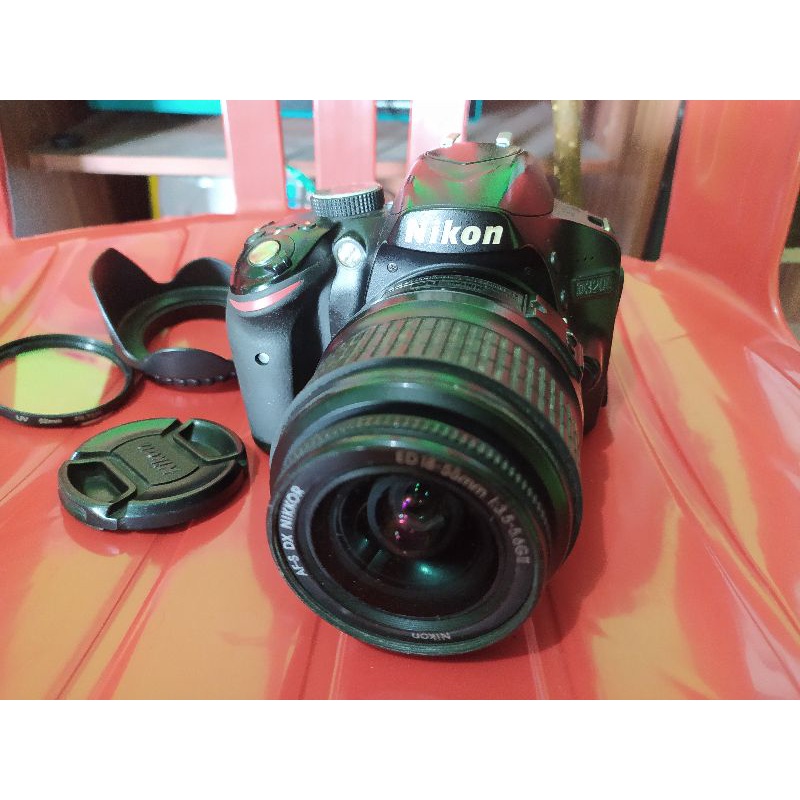 Nikon D3200 lensa kit layar bersih