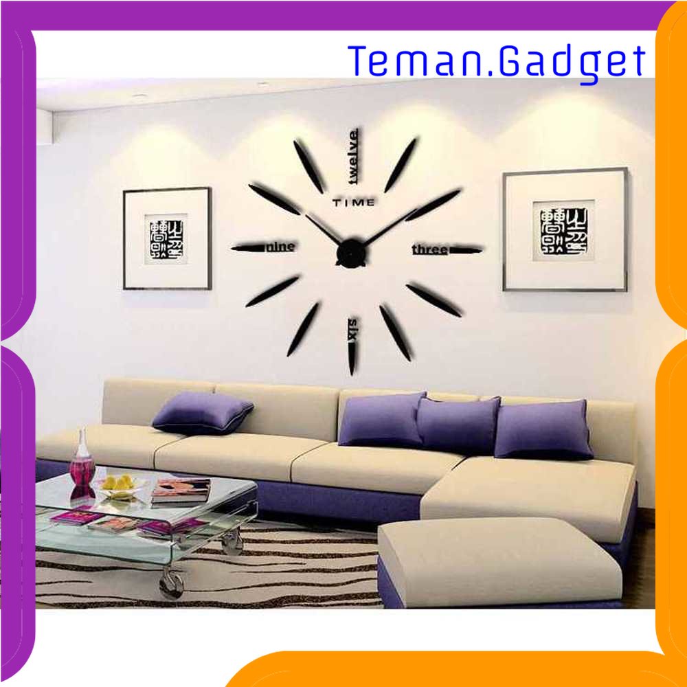 TG-PJM Taffware Jam Dinding Besar DIY Giant Clock Quartz 80-130cm - DIY-202