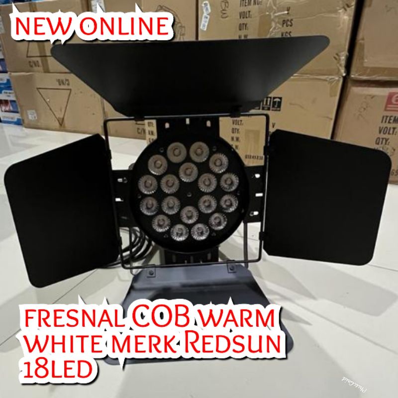 FRESNAL COB 18LED WARM WHITE MERK REDSUN