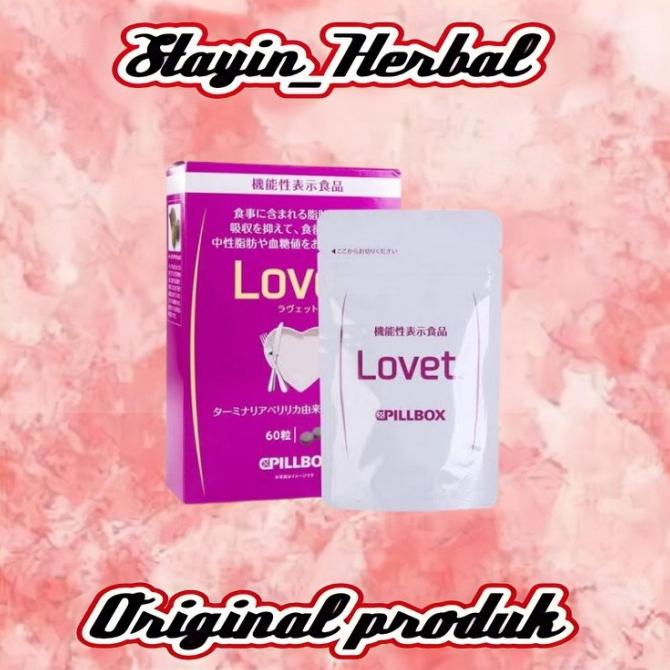 

100% ORIGINAL TERMURAH LOVET 60 PILLBOX DIET PILL JAPAN 15DAYS CORBO B LOCKER ASLI ORIGINAL /OBAT PELANGSING BADAN AMPUH/OBAT PELANGSING HERBAL/OBAT PELANGSING SERA