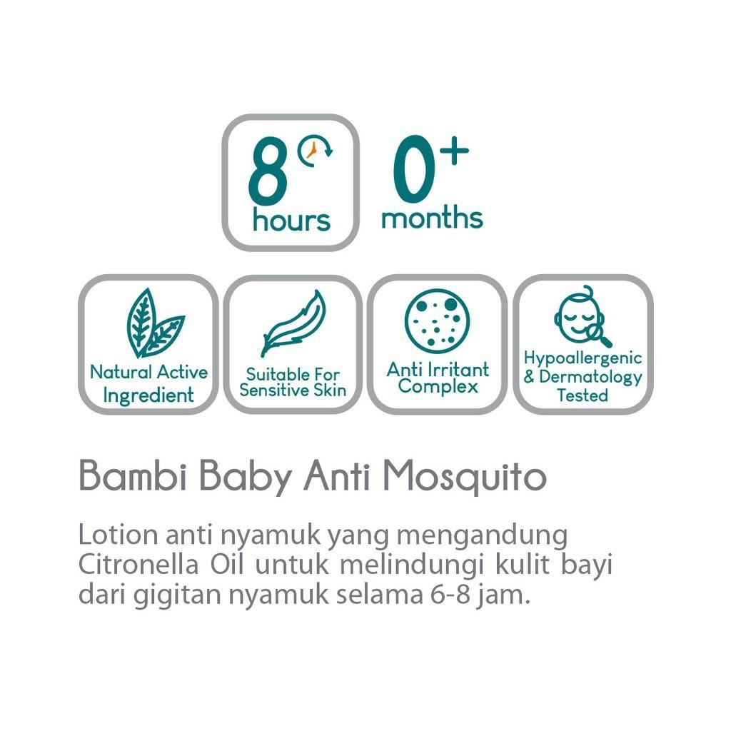 Bambi Baby Lotion Anti Nyamuk - 50ml