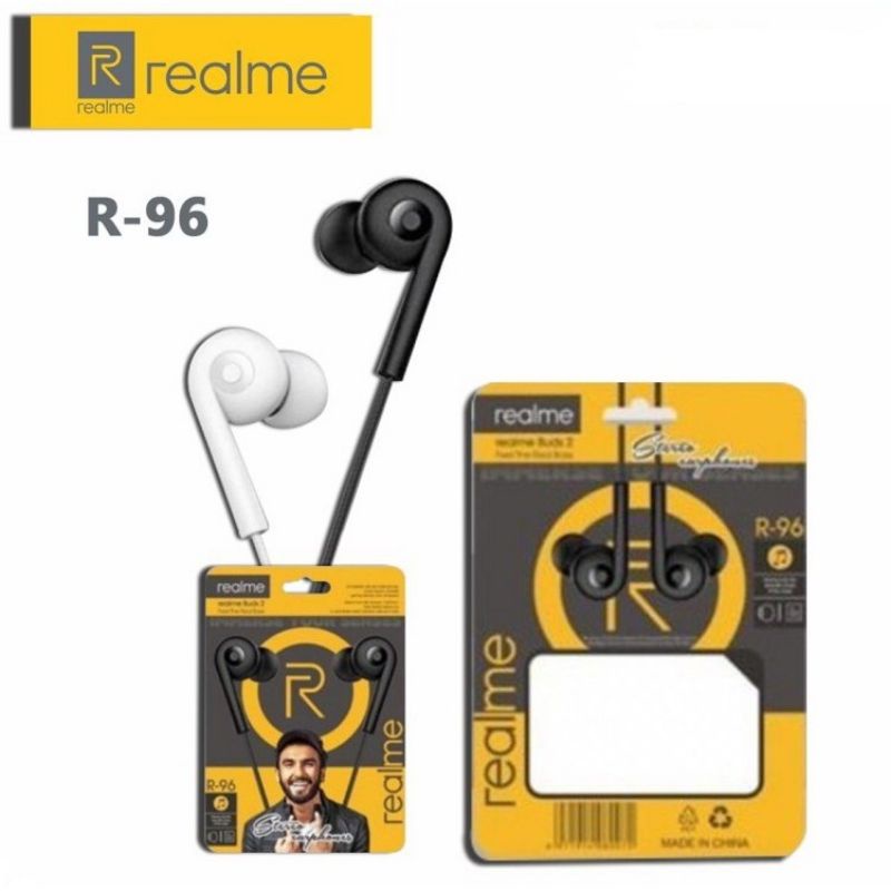 Headset Handsfree Realme R-96,R-97,R-98,R-99 music stereo