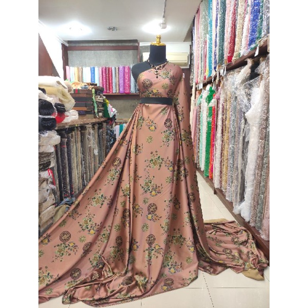 Kain Armany Silky Bunga Salur PS-2207058 no:02