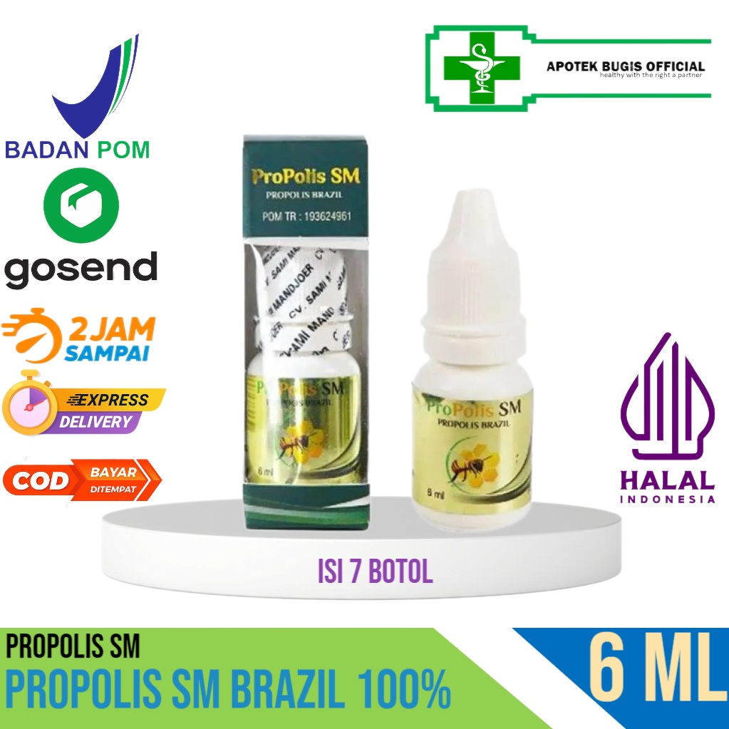 Propolis SM Original With Nano Technology Asli Ekstrak Propolis Brazil