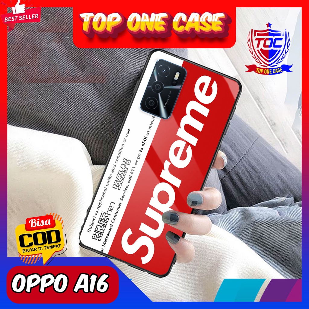 Case OPPO A16 - Casing OPPO A16 Terbaru Top One Case [ MOTIF BRAND SPRM ] Casing Hp OPPO A16 - Silik
