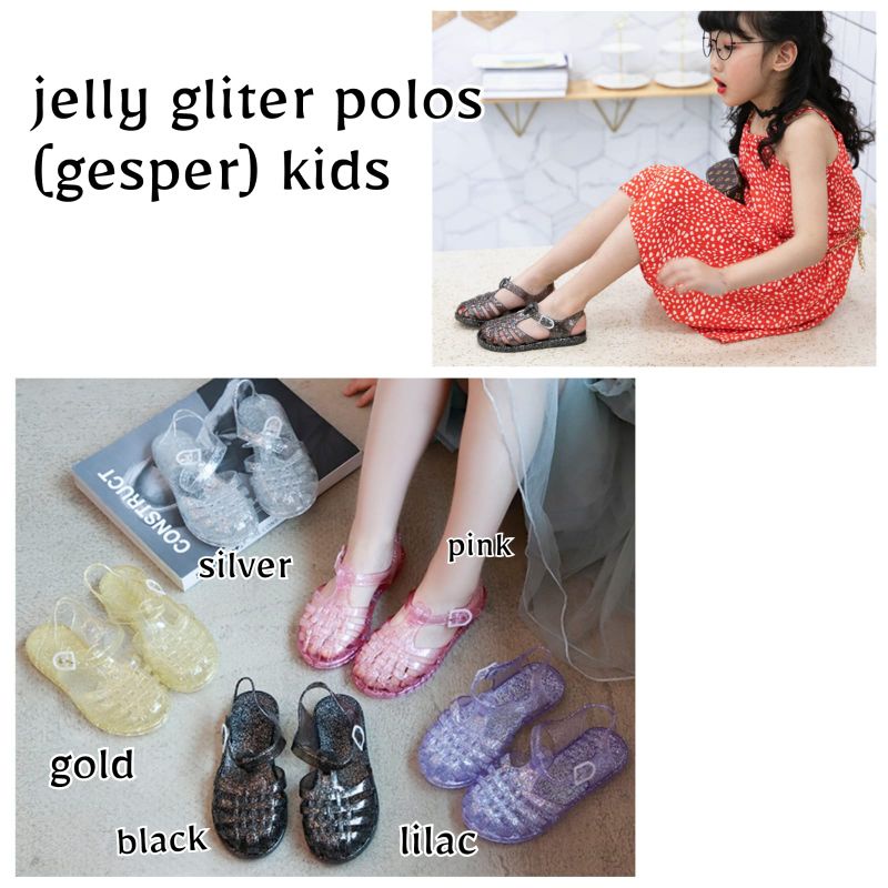 jelly gesper  polos (24-29)/jelly shoes kids/sandal anak import/sandal anak karet/sandal sepatu anak jelly/jelly shoes kids/sepatu sandal couple moms and kids