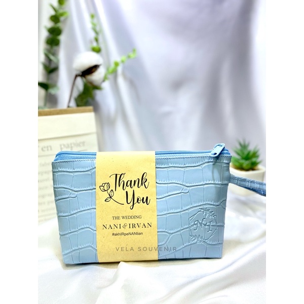 pouch croco besar / dompet croco jumbo / pouch murah / souvenir dompet murah