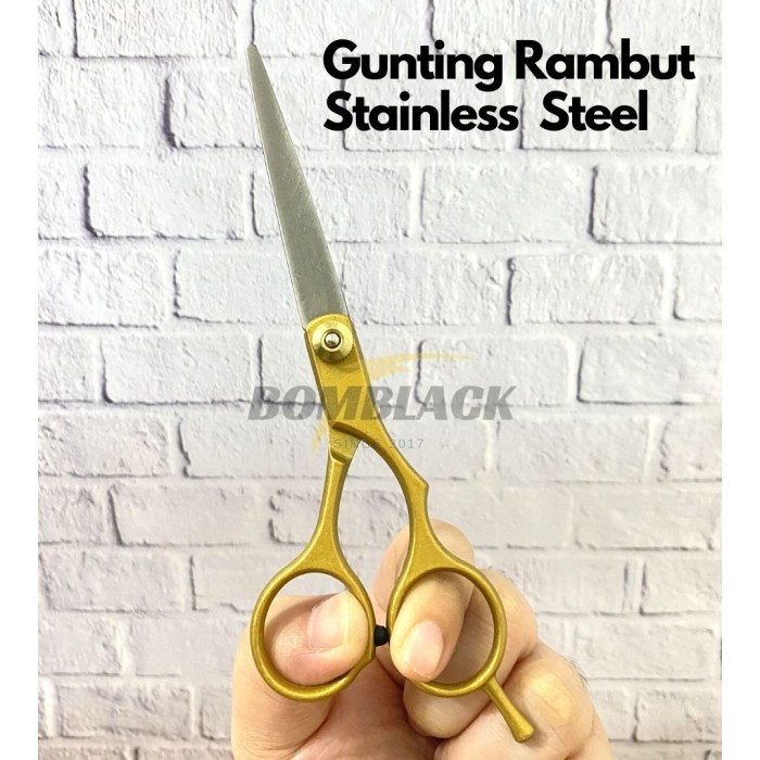 Gunting Potong Rambut Stainless Steel Hair Scissors Salon Barbershop MURAH