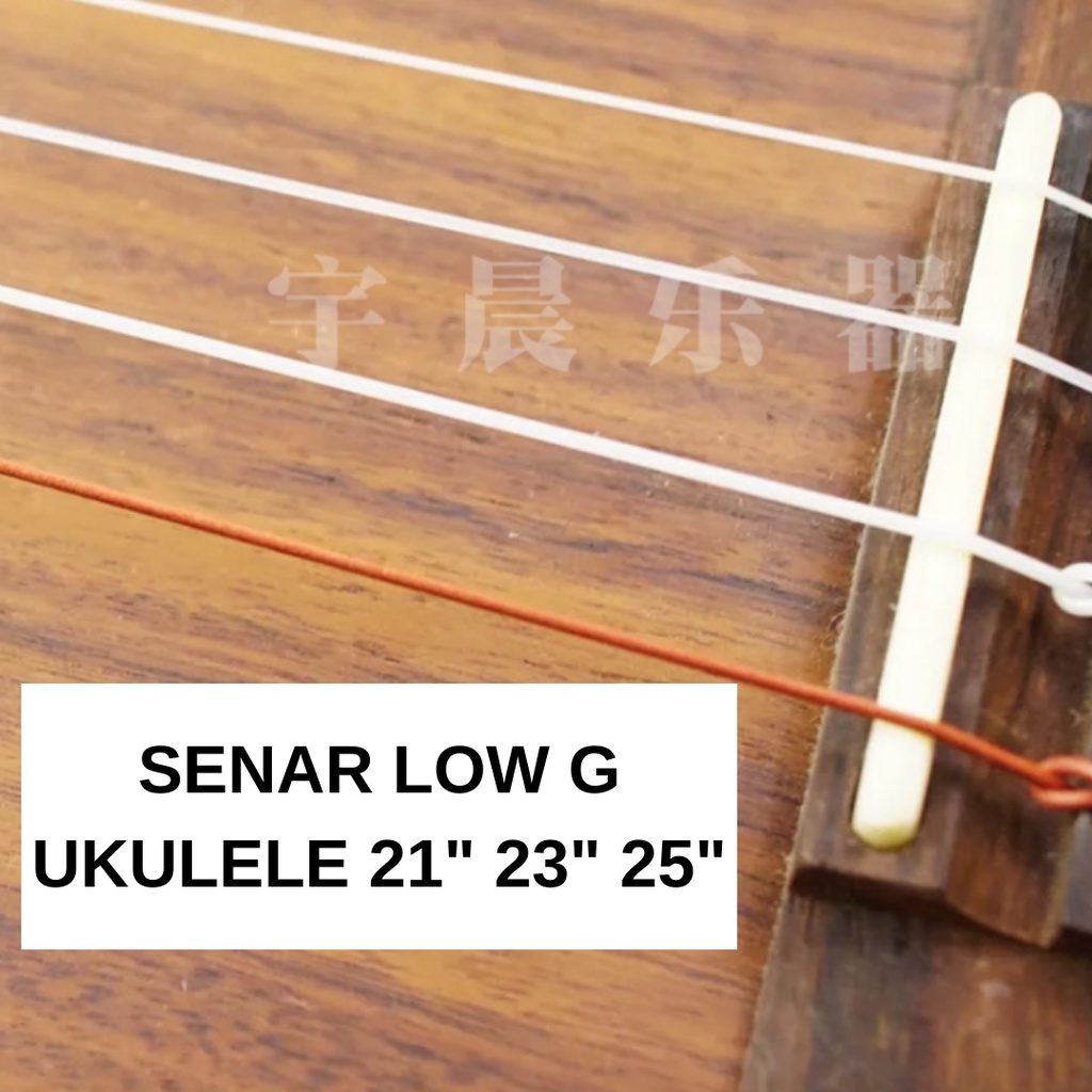 Senar Low G Soprano Concert Tenor 21 23 26 Jazz Ukulele