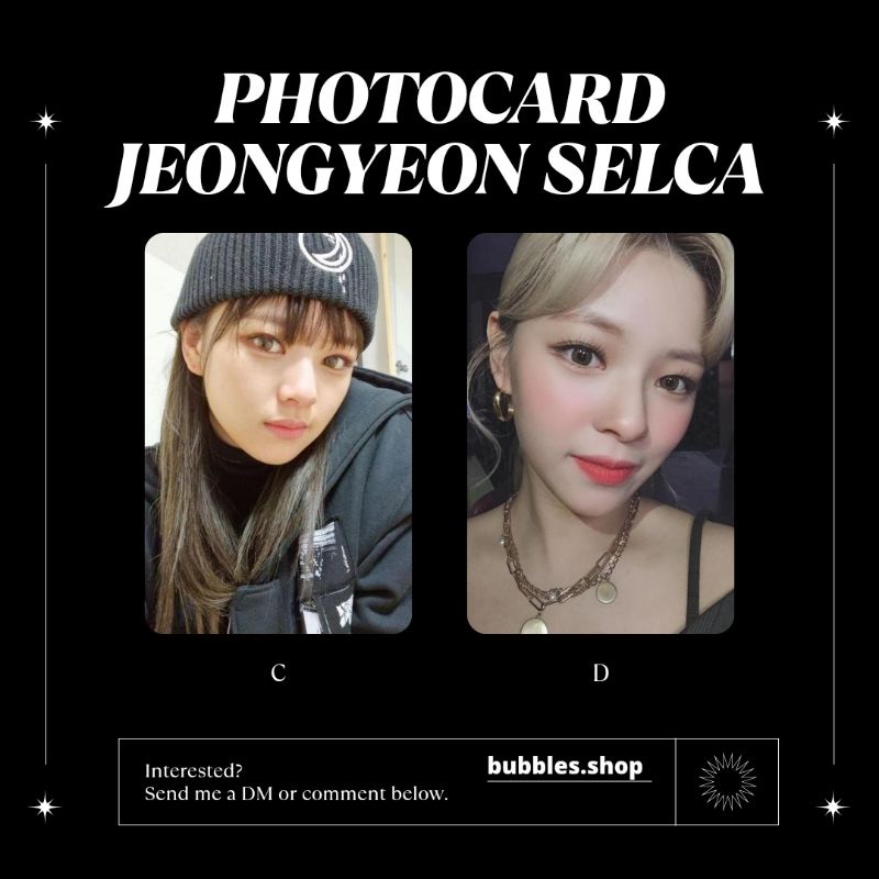 PHOTOCARD UNOFFICIAL JEONGYEON TWICE SELCA