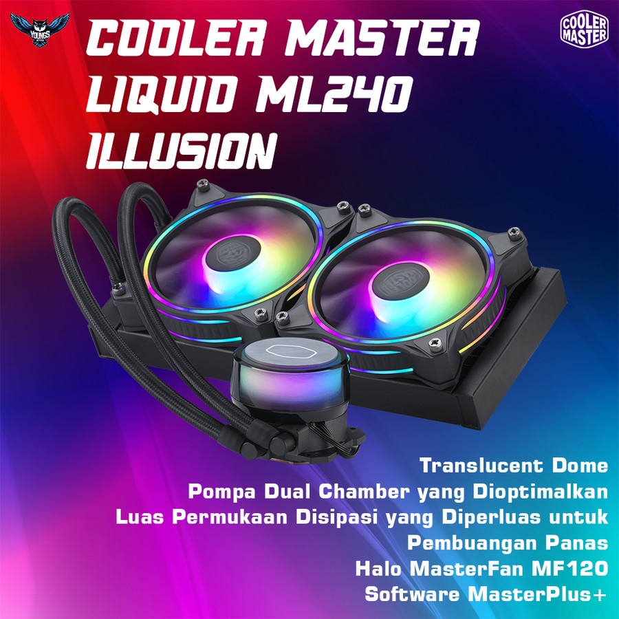 COOLER MASTER LIQUID ML240 Illusion | AIO Watercooling 240mm