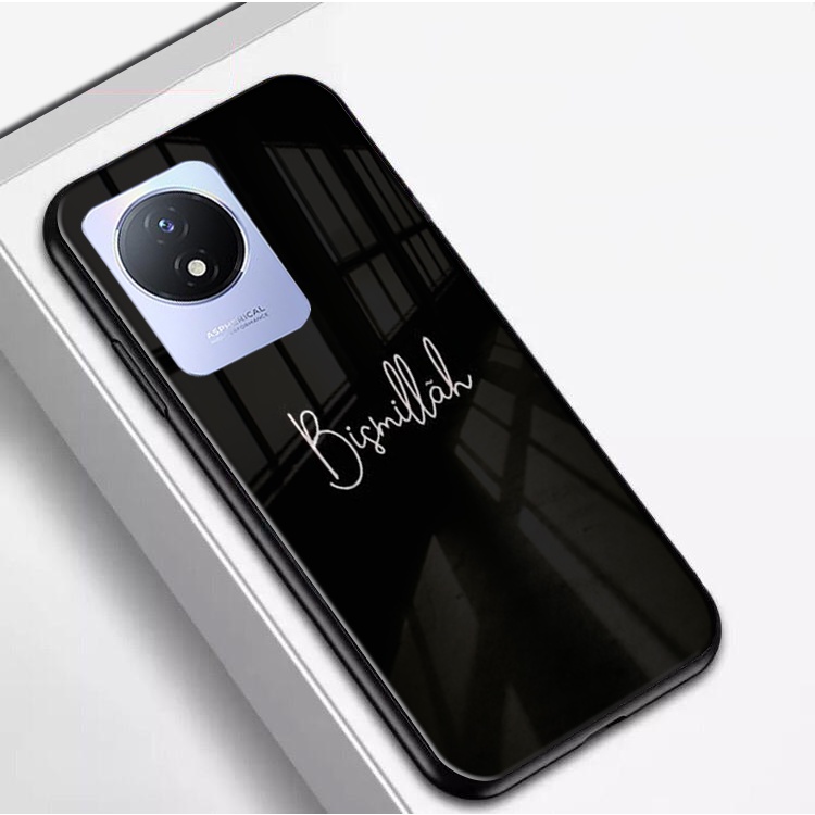 (Q38) Softcase Vivo Y02 - Softcase Kaca Vivo Y02 - Case Aesthetic Vivo Y02 - Case keren Vivo Y02 - C