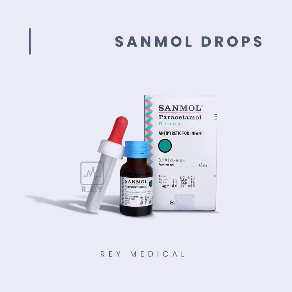 [COD MHU] Sanmol Drops Paracetamol Panas Demam Bayi 15 ml 844