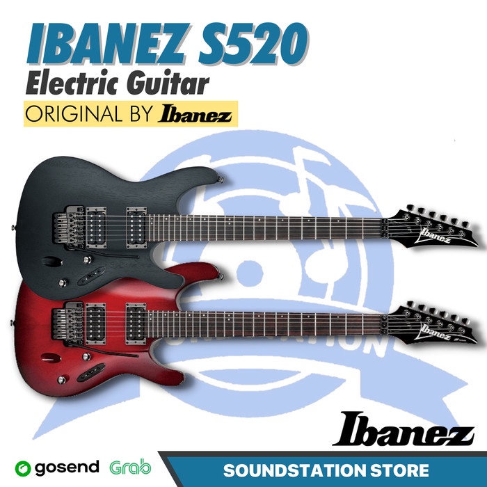 Ibanez S520 Electric Guitar | Gitar Elektrik Listrik up down tremolo