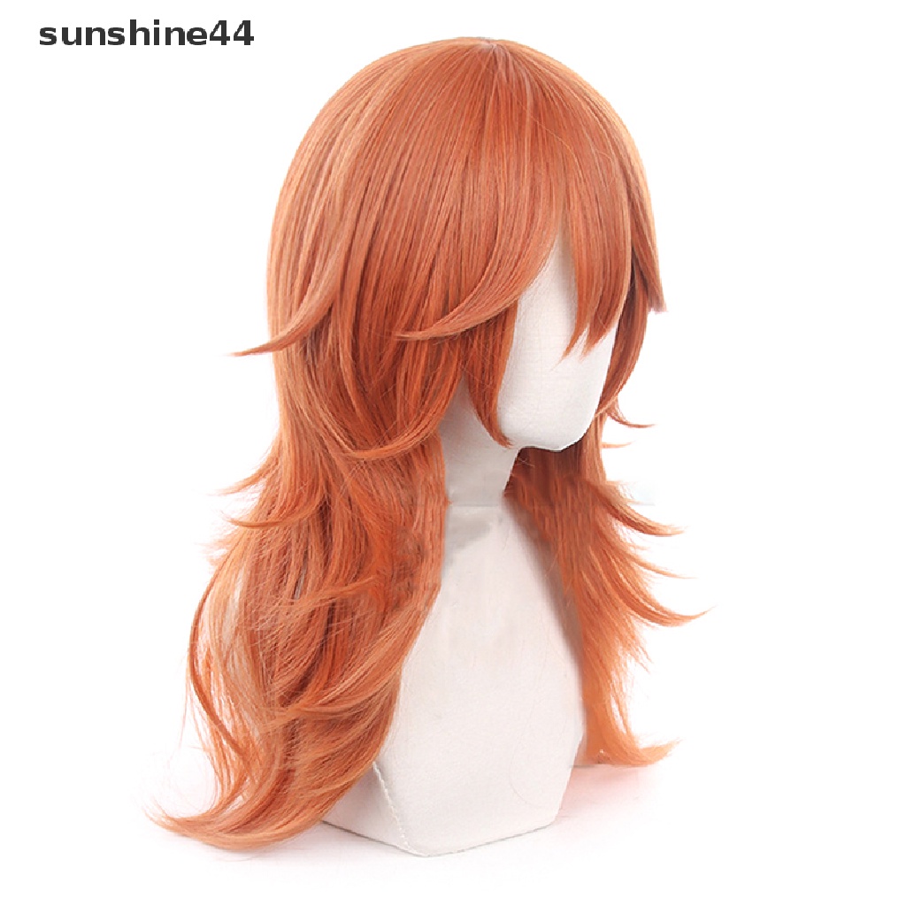 Sunshine Dokidoki Anime Cosplay Chain Man Angel Devil Wig Cosplay Properti Foto.