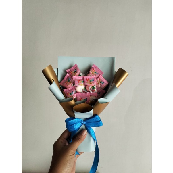 

Bouquet mini || Buket Permen || Buket mini || Yupi || Buket murah