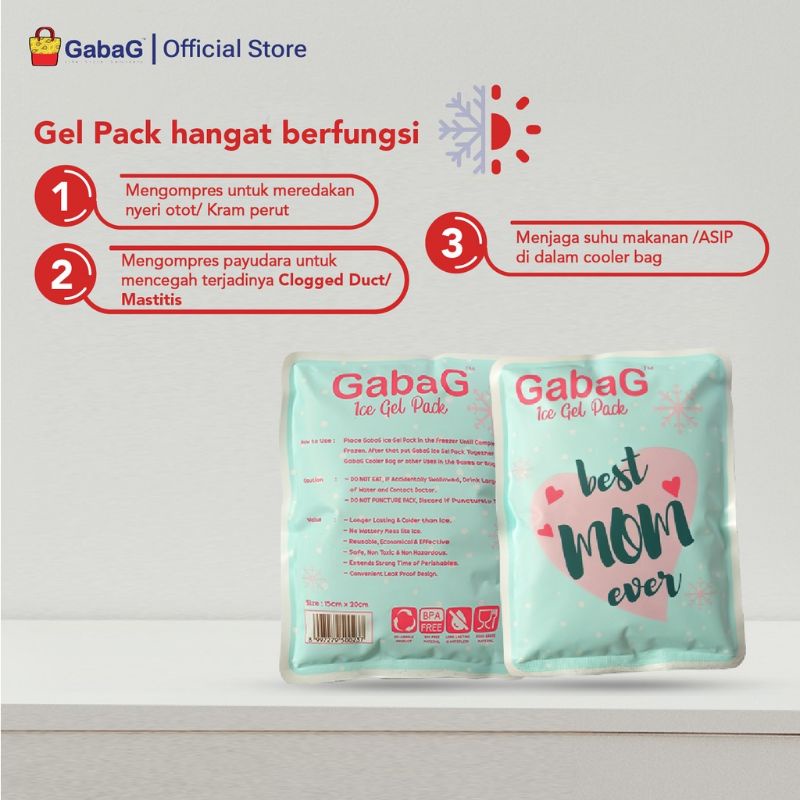 Gabag ice gel besar 500gr / ice gel gabag / gel pendingin dan pemanas