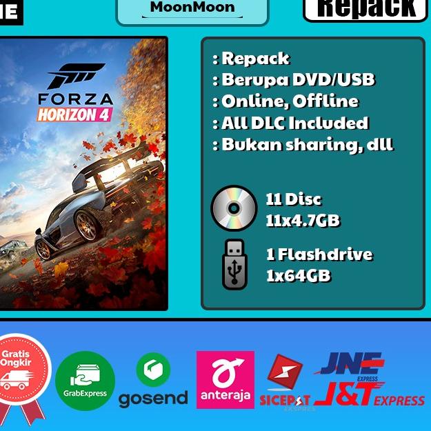 Jual Depan Forza Horizon 4 All DLCs Online Offline (2021) | Shopee ...