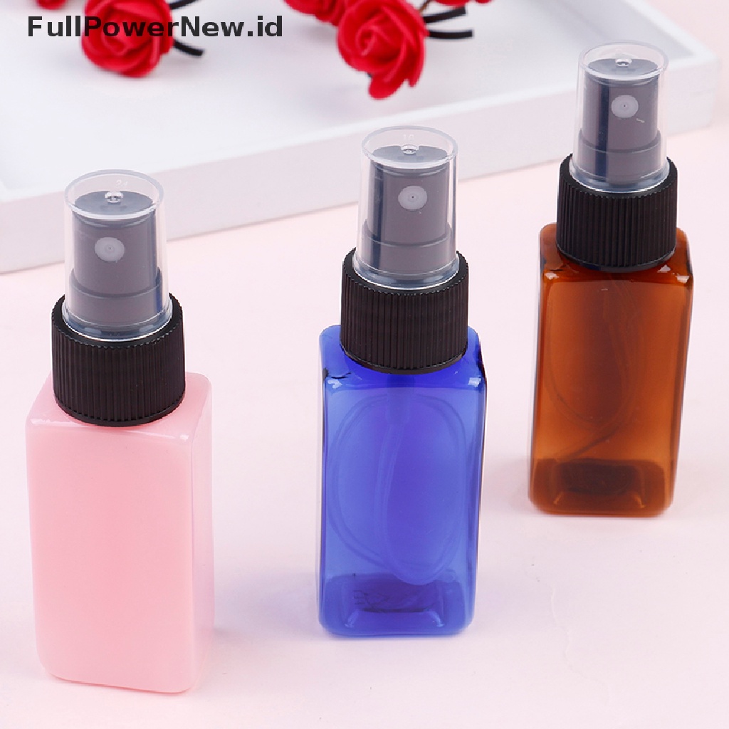 Power 30Ml travel Kosong Plastik Persegi atomizer pump spray Botol Hidrasi ID