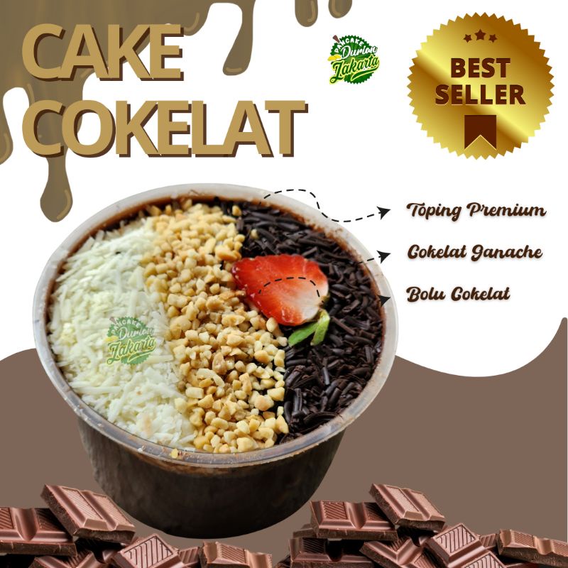 

Cake cokelat / cheese cake lumer 300ml