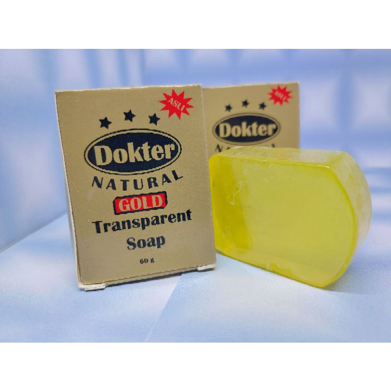 Sabun Dokter Natural Gold Original Bpom//Sabun Dr Gold Natural Transparant Soap