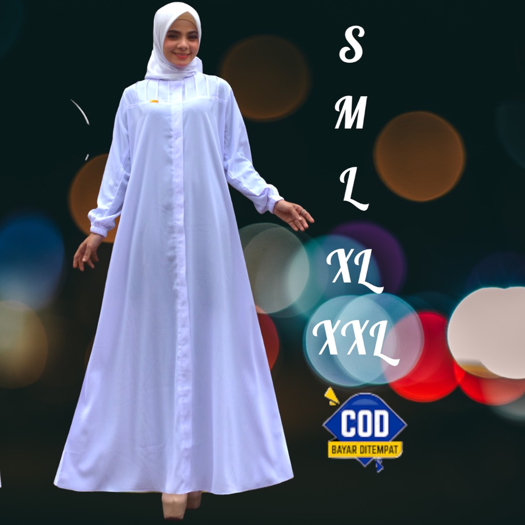 Gamis REMPEL Wanita Muslim Remaja Gamis Murah Meriah Terbaru Kombinasi Renda Bahan Wolfis Original