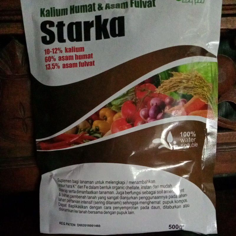 Pupuk STARKA Kalium Humat dan Asam Fulvat kemasan 500g