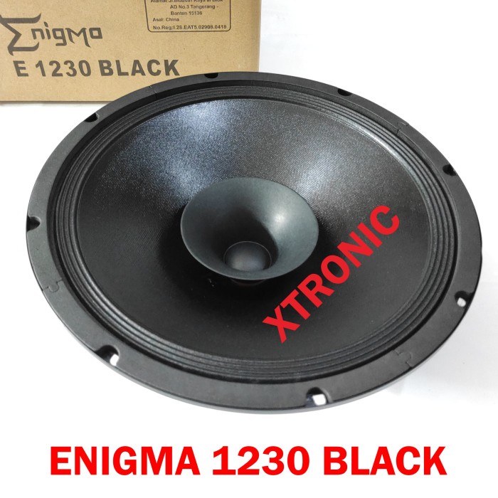 Speaker Enigma 1230 Black Full Range E 1230 1230Black model ACR 1230